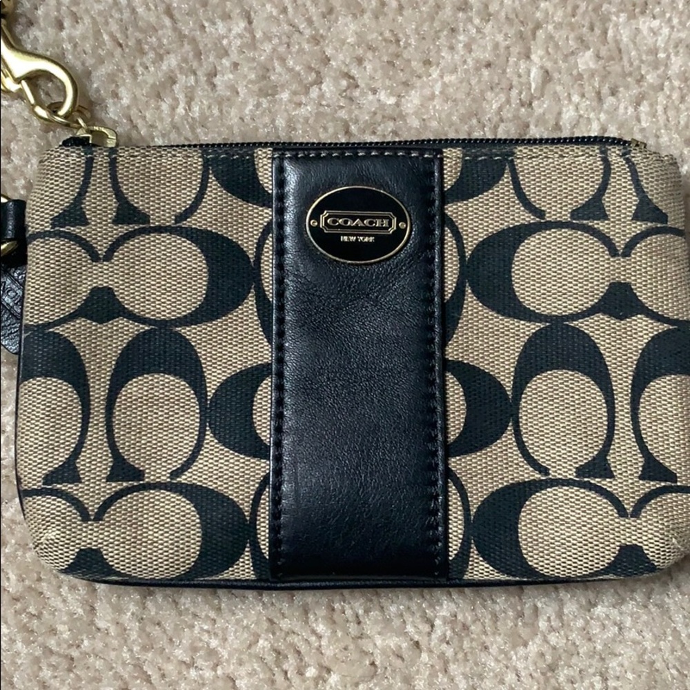 Coach logo wristlet black - Picture 2 of 8
